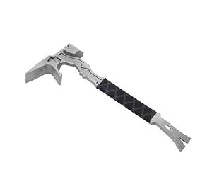 HaloVerde Multi-Function Demolition Tool with Demolition Hammer Chisel, a Manganese Steel Wrecking Bar for Prying and an Integrated Nail Puller Pry Bar for Job Sites