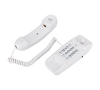 HaloVerde No AC Power Phone for dependable calls during an outage. This Corded Home Phone features big keys, making it a Senior Friendly Landline Phone (White)
