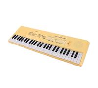 HaloVerde Portable 54 Key Electronic Piano Keyboard with Wired Microphone and Recording Function for Kids Music Learning and Play, Develops Brain Awareness (Yellow)
