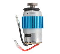 HaloVerde RC Brushed Motor with Carbon Brush Technology 19000rpm Speed at 7.4V Metal Construction Compatible with WLTOYS 124010 for RC Car Accessories
