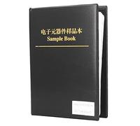 HaloVerde SMD Component Sample Book organized as an SMT Capacitor Kit / 0201 Capacitor Book with 2550 pieces across 51 values from 0.5pF to 220nF for prototyping