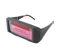 HaloVerde Solar Powered Welding Goggles with Automatic Filter, Lightweight Safety Welding Eyewear with Adjustable Legs for Gas Welding and Metal Cutting,
