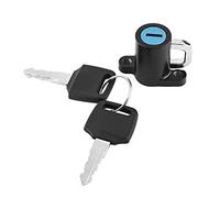 HaloVerde Universal Motorcycle Lock system, this Aluminum Alloy Helmet Lock provides a secure Motorbike Helmet Hanging Hook and is supplied with two matching keys