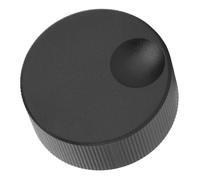 HaloVerde Volume Control Knob for 6mm Shaft Potentiometer, Solid Frosted Aluminum Control Knob for Audio Tuning Control and Amplifier Equipment, 32x13mm