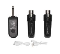 HaloVerde XLR Microphone Wireless System with 20 Channel UHF Band, 24bit / 48kbps Audio, 4-5 Hour Rechargeable Power for Dynamic Mics with XLR and Audio Mixers