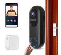 Halovision Doorbell Camera - 2K Wireless Doorbell, Motion Detection Doorbell Camera with 360° View & 120-Day Battery Life, AI Human Detection, Night Vision, Two-Way Talk, IP65 Weatherproof