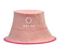 Halsa Sauna Hat, Natural Wool Sauna Hat for Men and Women, Eco-Friendly Insulating Headgear for Spa, Steam Room, Banya, Comfortable, Breathable, Handmade, One Size Fits All. Pink.