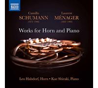 Camillo Schuman Camillo Schumann/Laurent Ménager: Works for Hor (CD) (US IMPORT)
