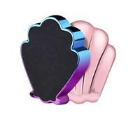 Halsgroves Pack of 2 Nano Sand Foot File 2-in-1 - Callus Remover and Exfoliator | Safe Dead Skin Removal | Wet & Dry Pedicure Tool for Foot Care (Purple, Blue/Pink)