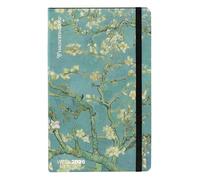 HALTADEFINIZIONE Large Weekly Planner 12 Months, 2026 Diary with Printed Cover with Van Gogh Artwork, Elastic Closure, Double Bookmark and 192 Pages, 13 x 21 cm, Branch