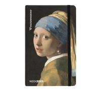 HALTADEFINIZIONE Large Weekly Planner 12 Months, 2026 Diary with Van Gogh Artwork Printed Cover, Elastic Closure, Double Bookmark and 192 Pages, 13 x 21 cm, Earring