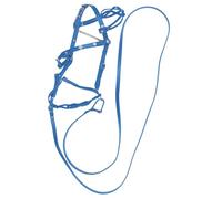 Halter-Horse | PU Leather Horse Halter With Lead Ropes, Ergonomic Comfortable Design, Unfettered Halters For Training, Daily Ride, Contest, Stable Use, Adjustable Headpiece, Durable Leather