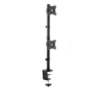 HALTERUNGSPROFI Dual Vertical Desk Mount for LED LCD Monitors up to 27 Inch VESA 75 x 75 100 x 100 OFFICE-102V