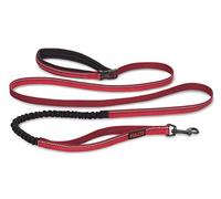 HALTI Active Lead Size Small, Red, Award-Winning Bungee Dog Lead, Shock-Absorbing Anti-Pull Dog Leash, All-in-One Neoprene Padded Belt & Lead, Perfect for Running & Training with Small & Medium Dogs