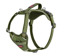 Halti Anatomy Harness Green Neoprene Padded Adjustable Reflective M