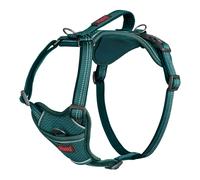 Halti Anatomy Harness Teal Neoprene Padded Adjustable Reflective Large