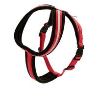 Company of Animals HALTI Comfy Harness, Lightweight, Fleece-Lined, Reflective & Adjustable Dog Harness, Front & Back Ring for a Dog Lead, Size Small, Red