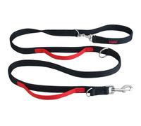 HALTI Control Lead - Professional Dog Lead to Stop Pulling, Perfect for Puppy Walks, Easy to Use Double-Ended Dog Training Leash with 2 Handles (Size Large, Black, 2m)