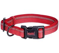 Halti Training Dog Collar – Red, Nylon, Neoprene-Padded, Reflective – Large