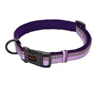 Halti Dog Collar | Size M, Purple | Premium Comfy Dog Collar | Nylon with Neoprene-Padding | Reflective | Suitable for Medium Dogs and Puppies