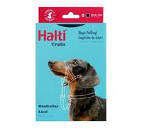 HALTI Dog Head Collar & Link - Black. Stops Pulling, Pet Training. 6 Sizes.