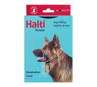 HALTI Dog Head Collar & Link - Black. Stops Pulling, Pet Training. 6 Sizes.