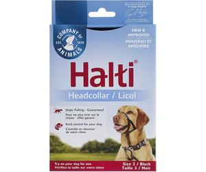 Halti Dog Head Collar Training Non-Pull Black All Sizes size 2 3 4