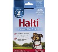 HALTI HEAD COLLAR BLACK For Dog Different Sizes 1/2/3/4 Choose