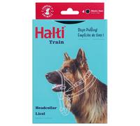 HALTI Headcollar - To Stop Your Dog Pulling on the Lead. Adjustable, Reflective and Lightweight, with Padded Nose Band. Dog Training Anti-Pull Collar for Large Dogs (Size 4, Cobalt Blue)