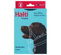 HALTI Headcollar - To Stop Your Dog Pulling on the Lead. Adjustable, Reflective and Lightweight, with Padded Nose Band. Dog Training Anti-Pull Collar for Medium Dogs (Size 3, Cobalt Blue)