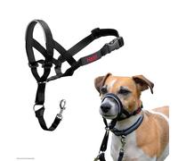 Halti Headcollar Stop Pulling, Train Easily. Reflective, Padded, Small, Black