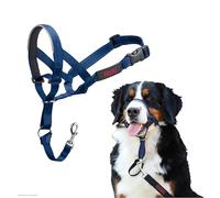 HALTI Headcollar - To Stop Your Dog Pulling on the Lead. Adjustable, Reflective and Lightweight, with Padded Nose Band. Dog Training Anti-Pull Collar for Large Dogs (Size 4, Cobalt Blue)