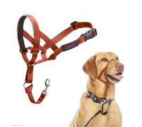 HALTI Headcollar - To Stop Your Dog Pulling on the Lead. Adjustable, Reflective and Lightweight, with Padded Nose Band. Dog Training Anti-Pull Collar for Medium Dogs (Size 3, Burnt Orange)