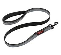 Halti Lead For Dogs | Size Large, Black, 1.2m | Premium Nylon Puppy & Dog Lead | Comfortable & Reflective Neoprene-Padded Handle | Ideal for Small, Medium & Large Dogs