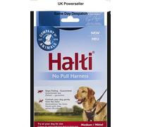 HALTI NO PULL DOG HARNESS MEDIUM BLACK Brand NEW Same day Despatch stops pulling