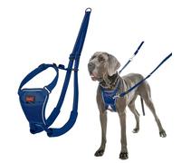 HALTI No Pull Harness - To Stop Your Dog Pulling on the Leash. Adjustable, Lightweight and Easy to Use. Reflective Dog Training Harness for Large Dogs (Size L, Cobalt Blue)