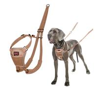 HALTI No Pull Harness - To Stop Your Dog Pulling on the Leash. Adjustable, Lightweight and Easy to Use. Reflective Dog Training Harness for Large Dogs (Size L, Desert Sand)