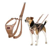 HALTI No Pull Harness - To Stop Your Dog Pulling on the Leash. Adjustable, Lightweight and Easy to Use. Reflective Dog Training Harness for Small Dogs (Size S, Desert Sand)