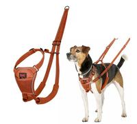 Halti No Pull Harness - Stop Your Dog Pulling on the Leash. Adjustable, Lightweight and Easy to Use. Reflective Dog Training Harness for Toy and Small Dogs (Size XS, Burnt Orange)