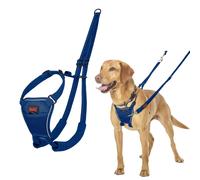HALTI No Pull Harness - To Stop Your Dog Pulling on the Leash. Adjustable, Lightweight and Easy to Use. Reflective Dog Training Harness for Medium Dogs (Size M, Cobalt Blue)