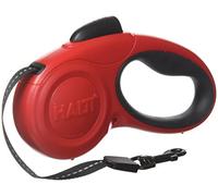 Halti Retractable Lead for Dogs | Size Small, Red, 3m | Strong & Reflective Extendable Lead | Gel Grip Handle | Easy to Use Brake & Lock | Suitable for Small, Medium & Large Dogs