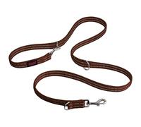 HALTI Training Lead - Professional Dog Lead to Stop Pulling on the Lead, Perfect for Puppy Walks, Easy to Use Double-Ended Dog Leash, Lightweight Soft & Durable (Size Small, Deep Walnut, 2m)