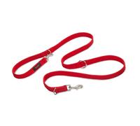 HALTI Training Lead - Professional Dog Lead to Stop Pulling on the Lead, Perfect for Puppy Walks, Easy to Use Double-Ended Dog Leash, Lightweight Soft & Durable (Size Small, Red, 2m)