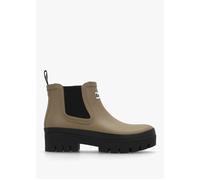 Halton Military Brown & Black Ankle Wellington Boots - Taupe / 41