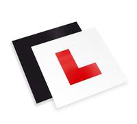 Haltons Magnetic L Plates For Car, Pack Of 2, Pvc Thick Road Legal Learner And Provisional Plates