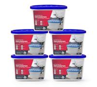 Haltons - Pack of 5 500ml Moisture Absorber Dehumidifiers - Condensation Remover for Damp, Mould, Home, Wardrobe, Kitchen, Bathroom, Basement, Garage, Bedroom, Caravan, Office