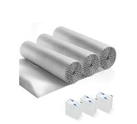 Haltons Reflective Radiator Foil - Energy Saving Insulation with 3M Self-Adhesive Pads - Easy to Install,Cut to Size - Reduce Heat Loss & Lower Bills - 3pk Covers 9+ Radiators (15m x 60cm)