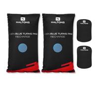 Haltons Silica Gel Dehumidifier 1kg - Reusable Moisture Absorber with Built-in Indicator & Anti-Slip Pad - Prevents Dampness & Condensation - Ideal for Cars, Closets, Storage - 28x16x4cm (2 Pack)