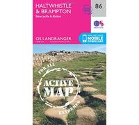 Landranger Active 86 Haltwhistle & Brampton, Bewcastle & Alston Map With Digital Version - Pink, Pink One Size