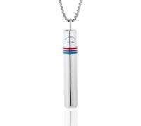 HALUKAKAH 417 Hz Frequency Breathing Necklace | Mindful Meditation Tuning | Anxiety and Stress Relief Whistle Necklace | Sound Therapy and Breathwork, Rainbow Platinum